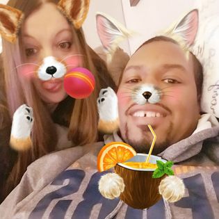Larry having fun